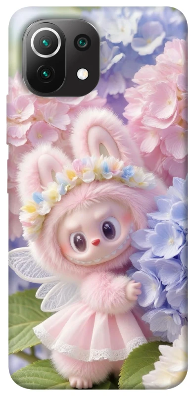 Чохол на Xiaomi Mi 11 Lite Labubu & Flowers ver.1 фото 1 з 1