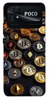 Чехол на Xiaomi Poco C40 Many coins фото 1 из 1