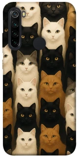 Чехол на Xiaomi Redmi Note 8 Colorful Cat Collage фото 1 из 1