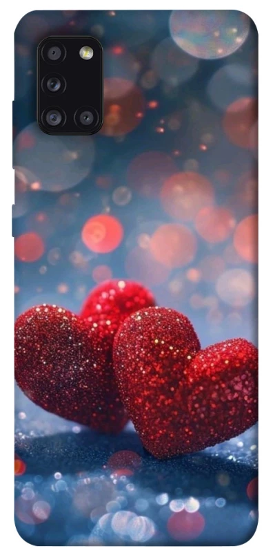 Чехол на Samsung Galaxy A31 Red hearts фото 1 из 1
