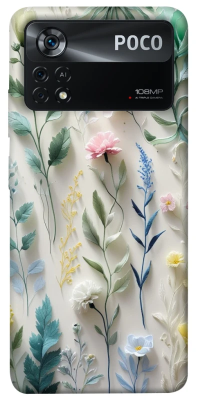 Чохол на Xiaomi Poco X4 Pro 5G Floral design ver.3 фото 1 з 1