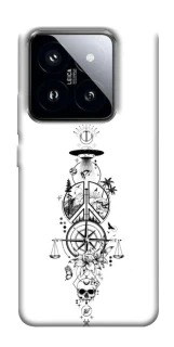 Чехол на Xiaomi 14 Pro Tattoo ver.7 фото 1 из 1