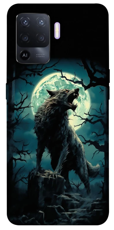 Чохол на Oppo A94 Вовк під місяцем фото 1 з 1