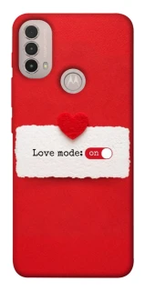 Чохол на Motorola Moto E40 Love Mode ON фото 1 з 1
