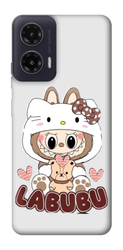 Чохол на Motorola Moto G35 Hello Kitty Labubu фото 1 з 1