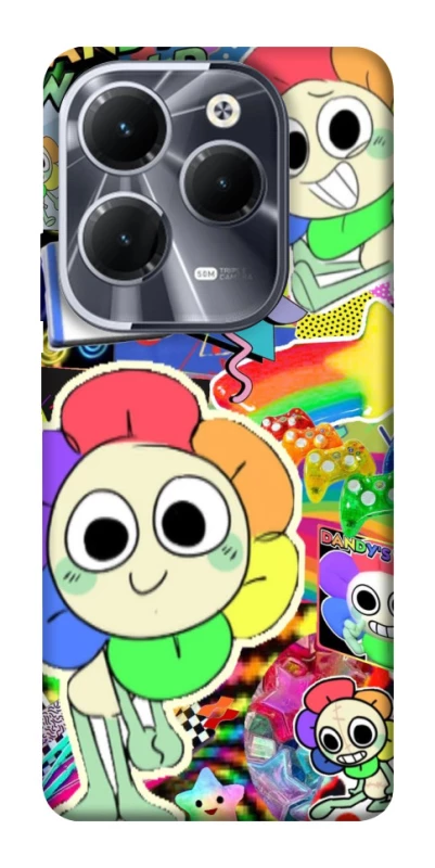 Чохол на Infinix Hot 40 Pro Dandy world collage фото 1 з 1