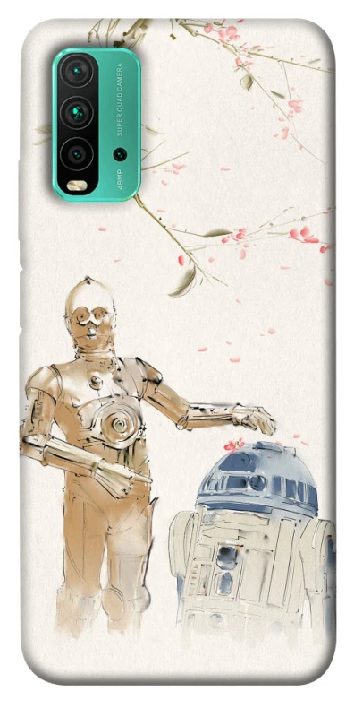 Чохол на Xiaomi Redmi Note 9 4G / Redmi 9 Power Star Wars robots фото 1 з 1