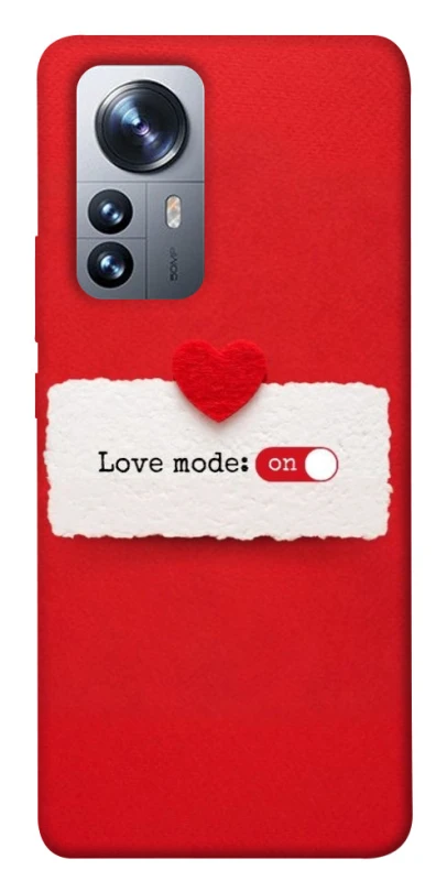 Чохол на Xiaomi 12 / 12X Love Mode ON фото 1 з 1