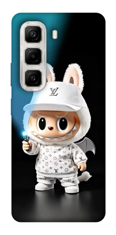 Чохол на Infinix Hot 50 4G Labubu with flashlight ver.1 фото 1 з 1