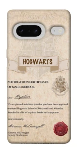 Чехол на Google Pixel 7 The Hogwarts acceptance letter фото 1 из 1