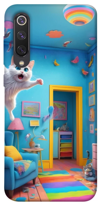 Чохол на Xiaomi Mi 9 SE crazy cat фото 1 з 1