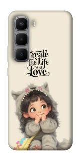 Чехол на Infinix Hot 60 Pro+ Create the life you love фото 1 из 1