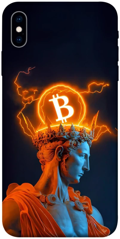 Чехол на Apple iPhone X (5.8") Bitcoin God фото 1 из 1