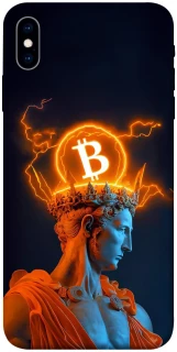 Чехол на Apple iPhone X (5.8") Bitcoin God фото 1 из 1