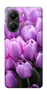 Чохол на Xiaomi Poco X7 Pro Фіолетові тюльпани фото 1 з 1