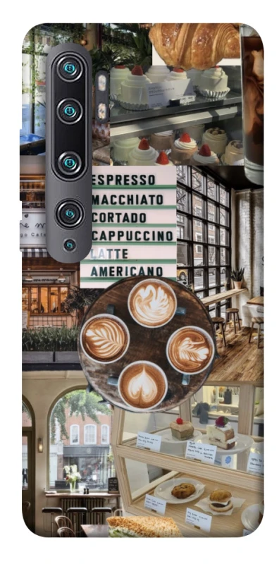 Чохол на Xiaomi Mi Note 10 / Note 10 Pro / Mi CC9 Pro Coffee collage ver.5 фото 1 з 1