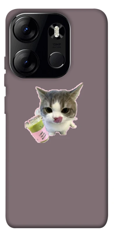 Чохол на Tecno Spark Go 2023 cat matcha фото 1 з 1