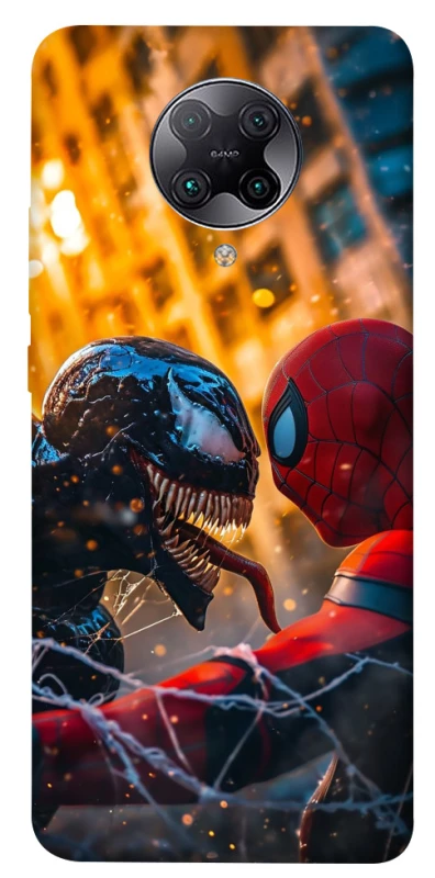 Чохол на Xiaomi Redmi K30 Pro / Poco F2 Pro Venom vs Spiderman фото 1 з 1