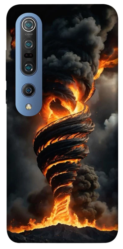 Чехол на Xiaomi Mi 10 / Mi 10 Pro Огненный торнадо фото 1 из 1