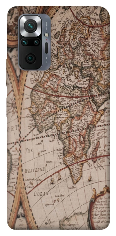 Чехол на Xiaomi Redmi Note 10 Pro Карта путешествий фото 1 из 1