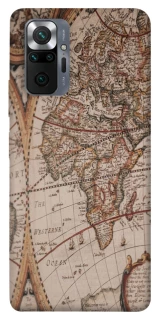 Чехол на Xiaomi Redmi Note 10 Pro Карта путешествий фото 1 из 1