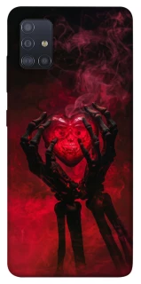 Чохол на Samsung Galaxy M51 Heart in the hands of a skeleton фото 1 з 1