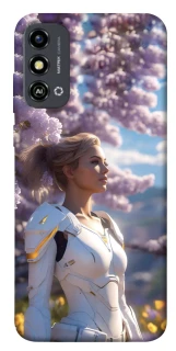 Чехол на ZTE Blade A53 Cyber space girl ver.1 фото 1 из 1