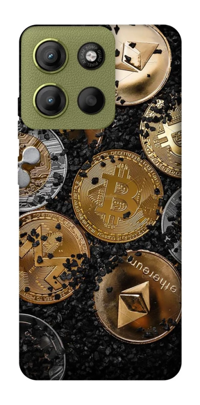Чехол на Motorola Moto G15 4G Many coins v2 фото 1 из 1