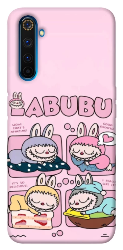 Чехол на Realme 6 Pro Labubu Dreams Collage фото 1 из 1