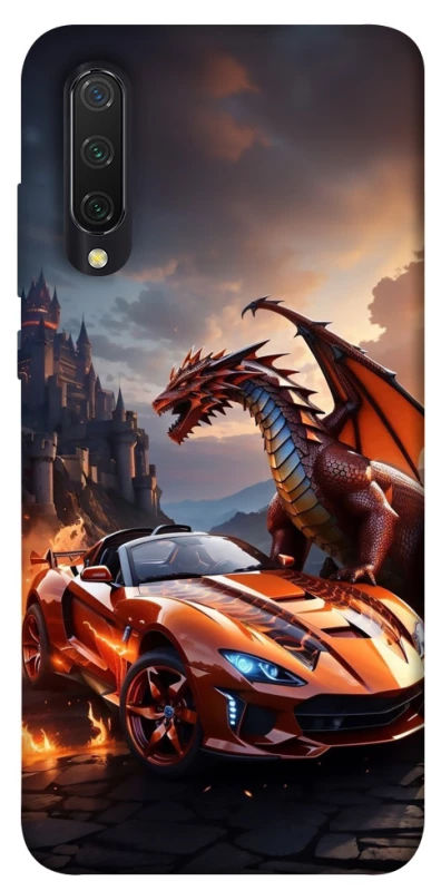 Чехол на Xiaomi Mi CC9 / Mi 9 Lite Сar and dragon фото 1 из 1