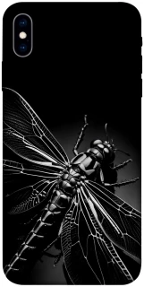 Чехол на Apple iPhone X (5.8") Black dragonfly фото 1 из 1