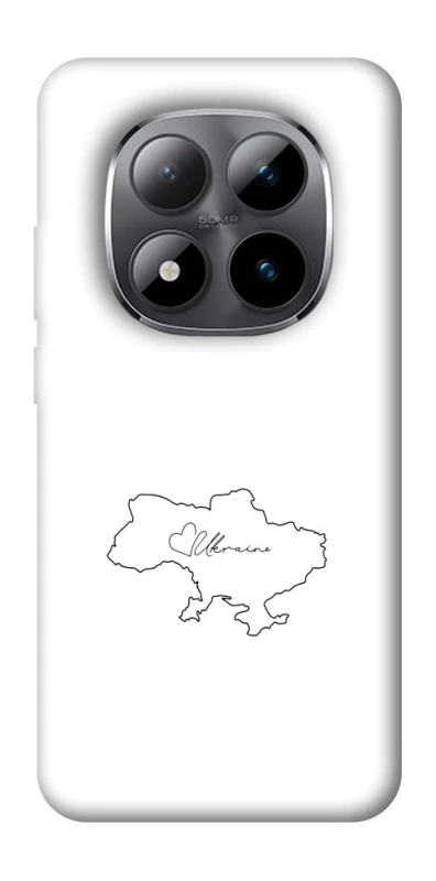Чохол на Xiaomi Redmi Note 15 Pro 5G Ukraine map фото 1 з 1