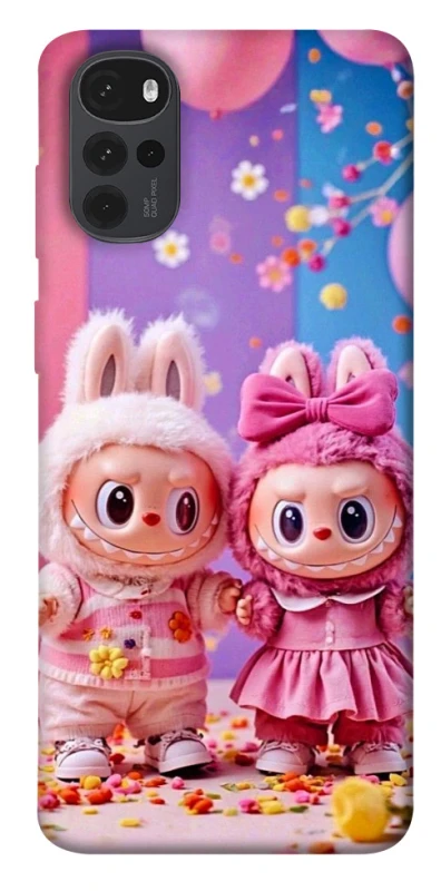 Чохол на Motorola Moto G22 Labubu twins ver.2 фото 1 з 1