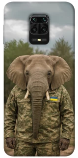 Чехол на Xiaomi Redmi Note 9s / Note 9 Pro / Note 9 Pro Max Слон защитник фото 1 из 1