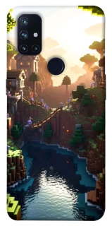 Чехол на OnePlus Nord N10 5G Minecraft sunset фото 1 из 1