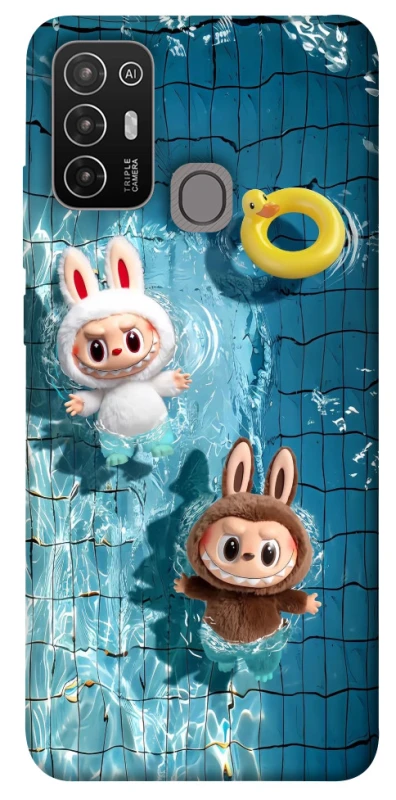 Чохол на ZTE Blade A52 Labubu in the pool фото 1 з 1
