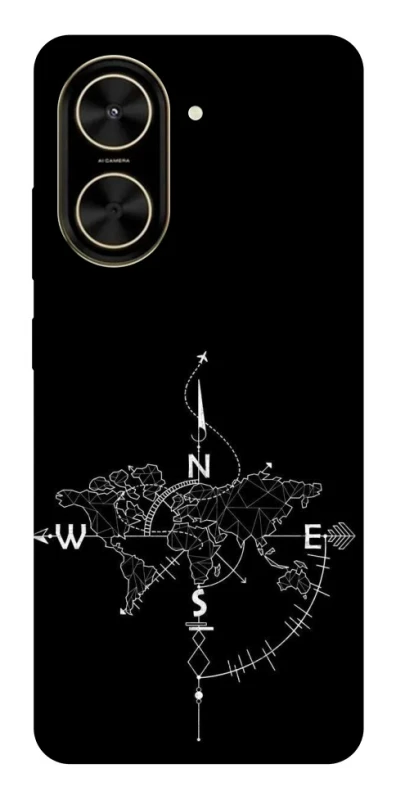 Чохол на Xiaomi Poco C71 Travel Map фото 1 з 1