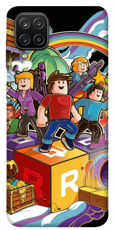 Чохол на Samsung Galaxy A12 Roblox family фото 1 з 1
