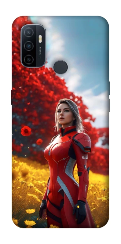 Чохол на Oppo A53 / A32 / A33 Cyber space girl ver.5 фото 1 з 1
