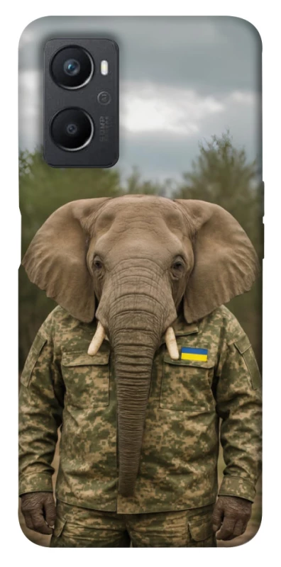 Чохол на Oppo A96 Слон захисник фото 1 з 1