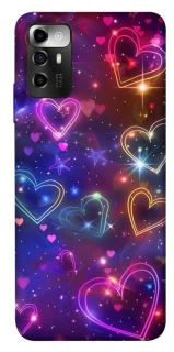 Чехол на ZTE Blade V40 Vita Drawn hearts фото 1 из 1