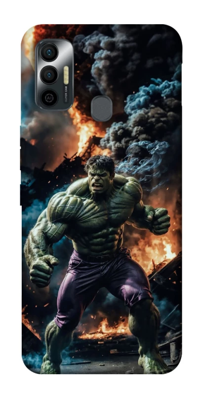 Чохол на TECNO Spark 7 Hulk v2 фото 1 з 1