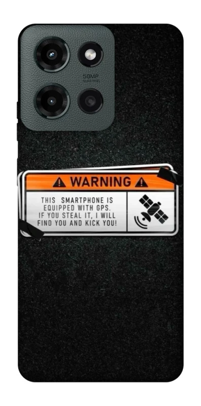 Чохол на Motorola Moto G Power (2025) Warning фото 1 з 1