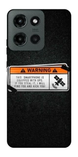 Чохол на Motorola Moto G Power (2025) Warning фото 1 з 1