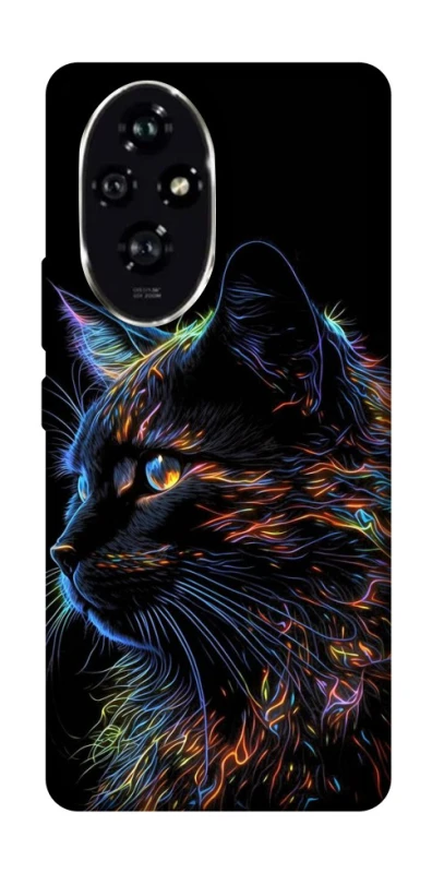 Чохол на Honor 200 Чорний кіт фото 1 з 1