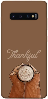 Чохол на Samsung Galaxy S10+ Thankful coffee фото 1 з 1