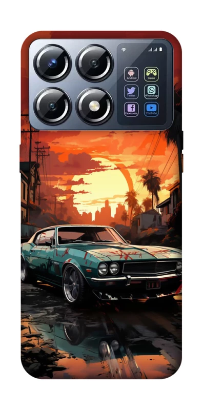 Чохол на Xiaomi POCO X8 Pro Car at sunset фото 1 з 1