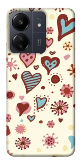 Чохол на Xiaomi Poco C65 Pretty hearts фото 1 з 1
