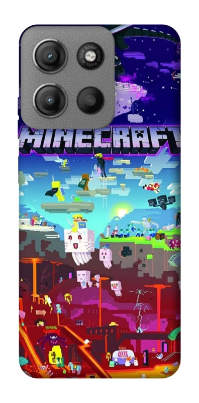 Чохол на Motorola Moto G15 Power Minecraft world фото 1 з 1