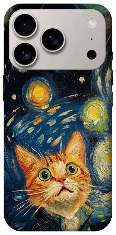 Чехол на Apple iPhone 17 Pro (6.3") paint cat фото 1 из 1